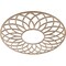 Ekena Millwork Cannes Wood Fretwork Pierced Ceiling Medallion, Red Oak, 32"OD x 11"ID x 1/4"T CMWP32X32X0250CNRO - alternate 5